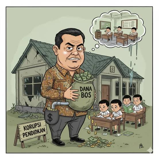 Realisasi Belanja Dana BOS SDN 1 Hegarmanah, Tidak Sesuai Kondisi Yang Sebenarnya